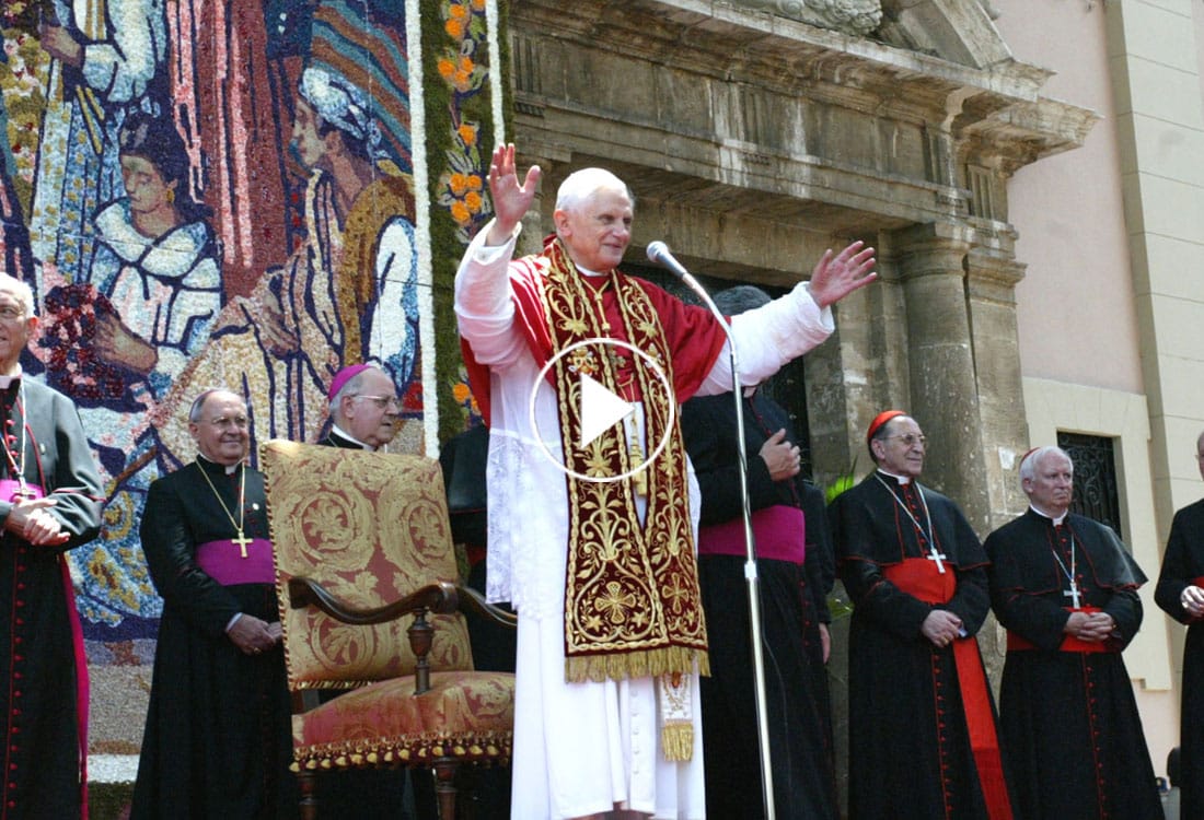 Valencia Acogi La Primera Visita Apost Lica A Espa A De Benedicto Xvi